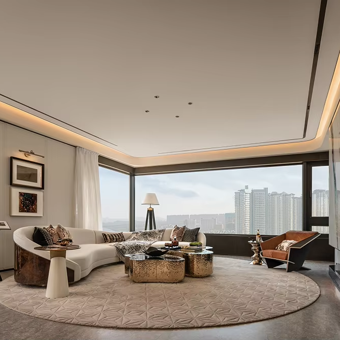 Interior Design Layout - 산하이 라이트 인테리어 디자인 마스터 플랜