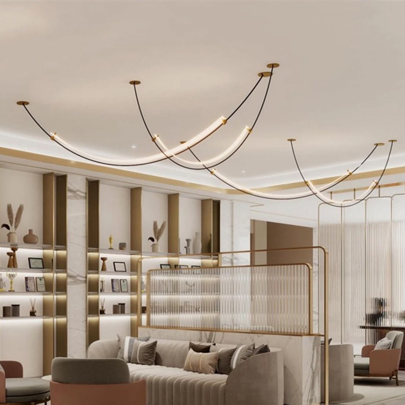 Interior Design Hall - 덴마크 디자이너 펜던트 조명 LED 라인