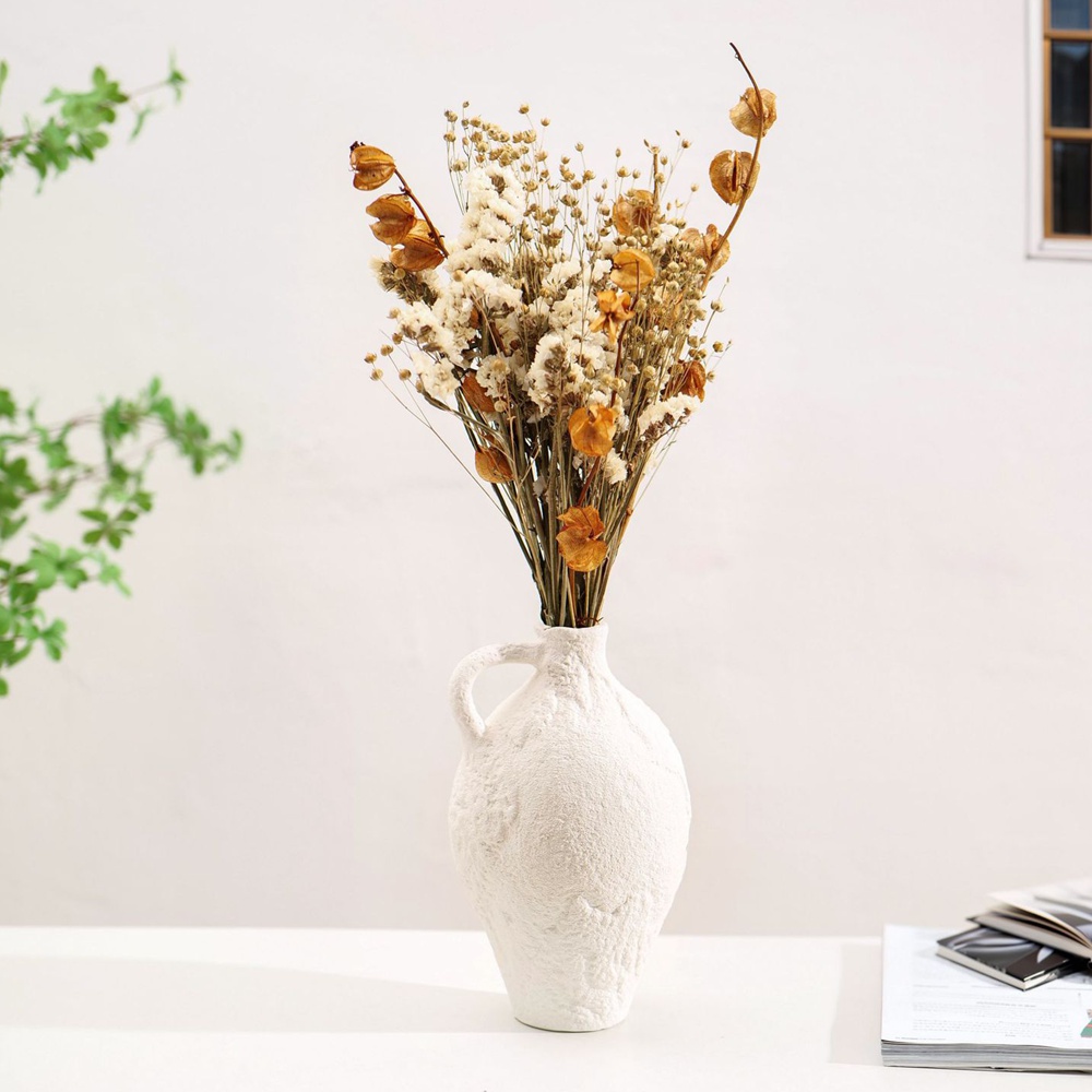 CAPIRON 스칸디나비아 세라믹 꽃병, 팜파스 그라스 - Interior Design Scandinavian 리뷰 및 가격