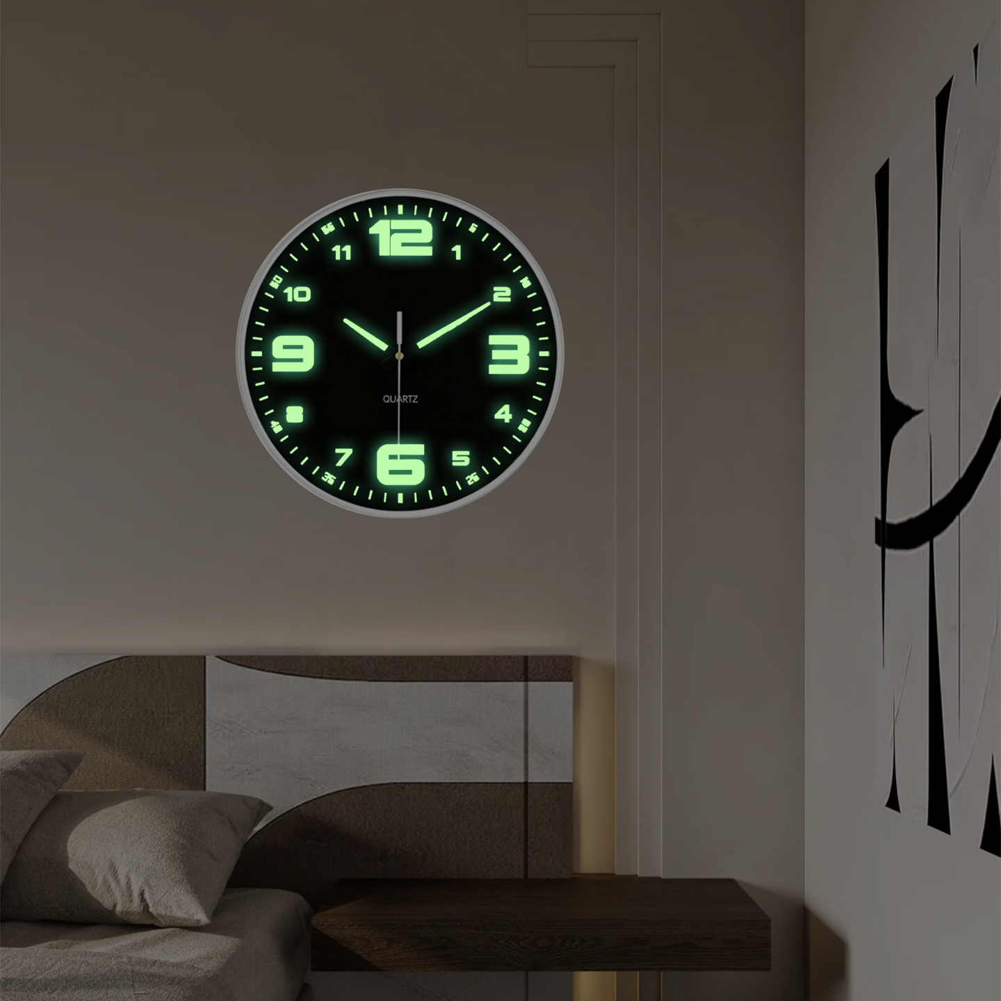 2026년형 야광 벽시계, 가정 장식용 발광 시계, 무 - Interior Design Studio 리뷰 및 가격