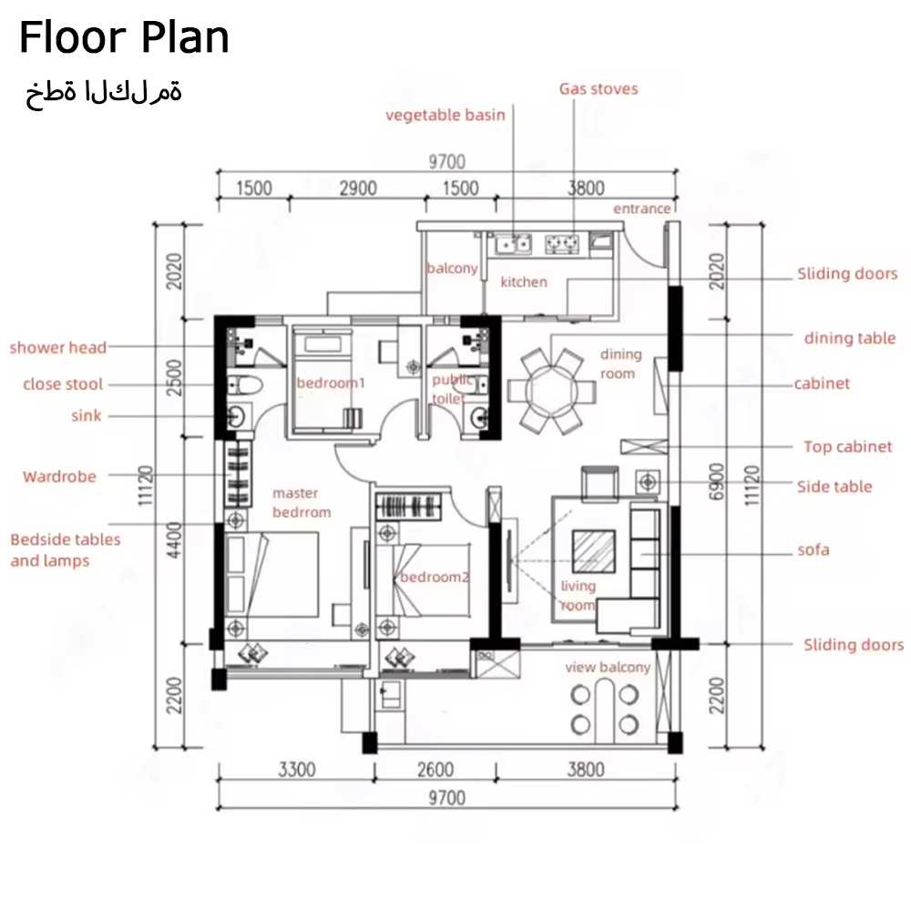 상하이 초호화 맨션 인테리어 디자인 서비스 빌라 하우스 - Interior Design Layout 리뷰 및 가격