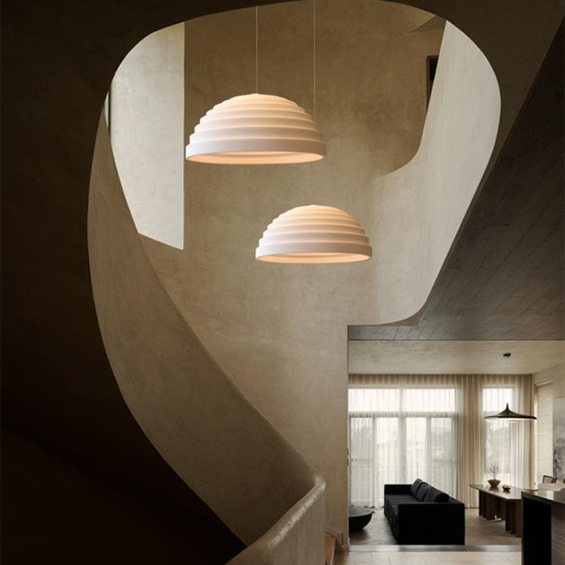일본 와비사비 스타일 거실/홈스테이 레진 LED 펜던트 - Interior Design Hall 리뷰 및 가격
