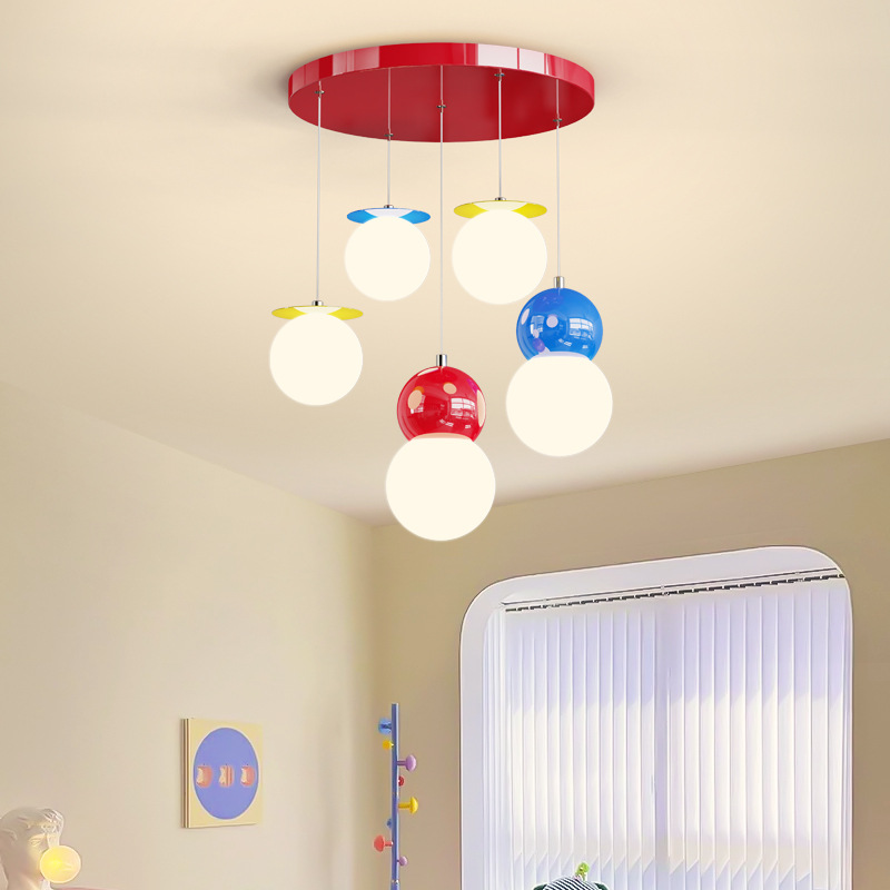북유럽 크림 스타일 침실/어린이 방 아크릴 LED 펜던 - Interior Design Hall 리뷰 및 가격