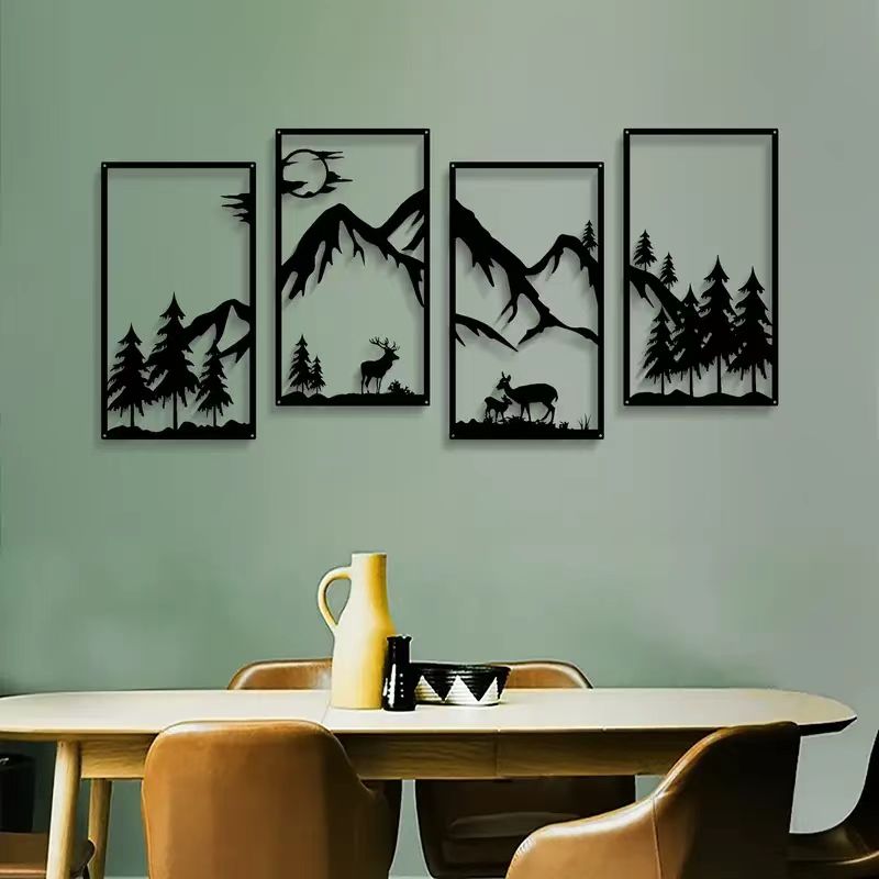 nq-2025 새로운 고급 메탈릭 111X43cm 벽  - Interior Design Luxury House 리뷰 및 가격