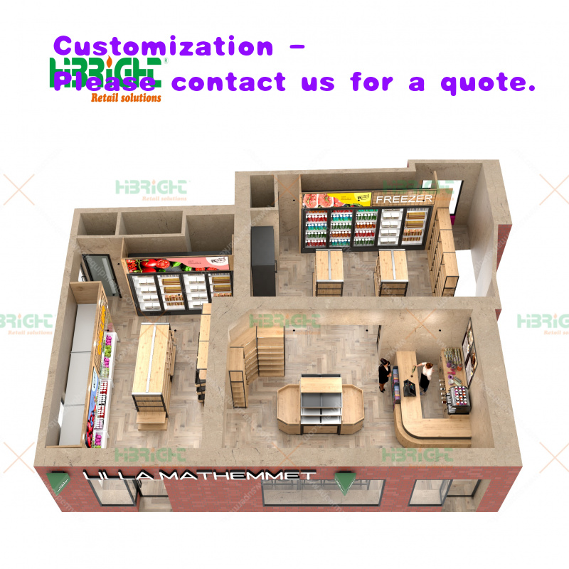 맞춤형 현대적인 고급 인테리어 디자인 소매점 및 슈퍼마 - Interior Design Layout 리뷰 및 가격